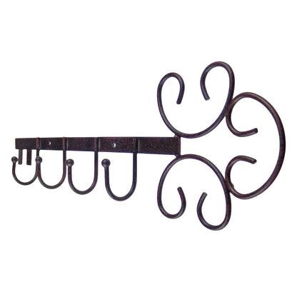 Metal Key Shaped Wall Hook Rack Key Dog Leash Coat Hanger Copper or Brown Finish