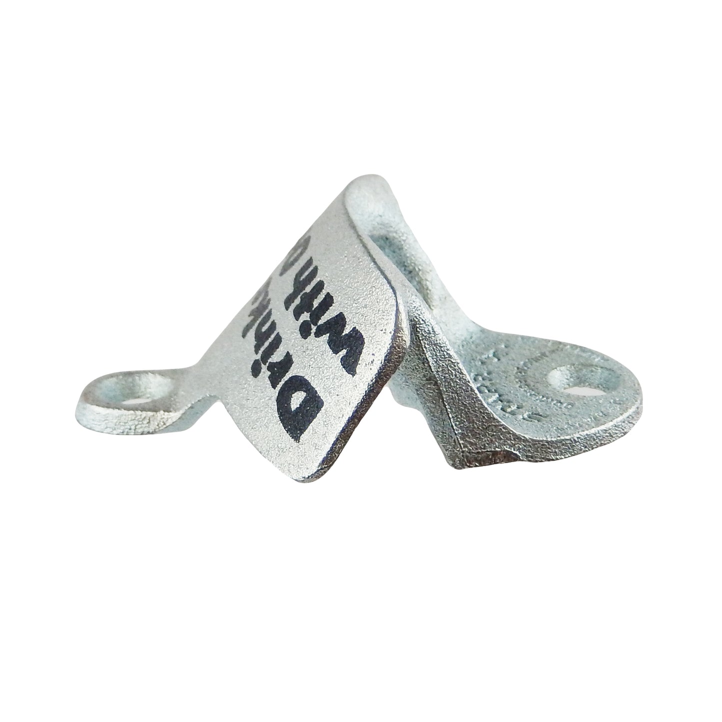 Starr X Drinks Well With Others Cast Iron Beer Bottle Opener Wall Mounted Zinc Plated