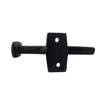 Cast Iron Black Railroad Spike Wall Hook Heavy Duty Industrial Coat Towel Hanger