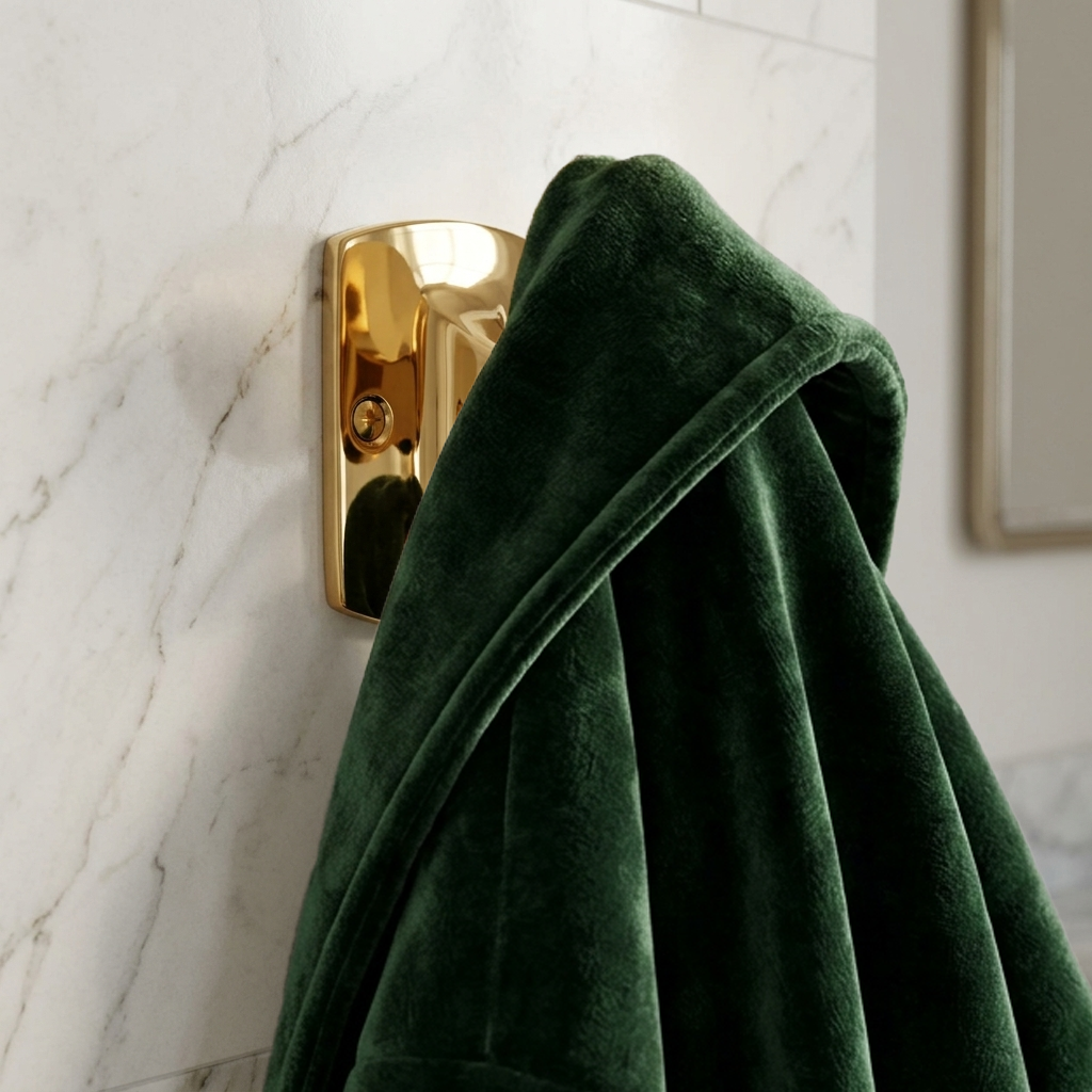 Boat Cleat Wall Hook Polished Solid Brass Nautical Door Robe Coat Towel Hanger