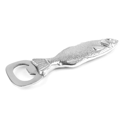 Aluminum Fish Beer Bottle Opener Hand Held Nautical Kitchen Bar Decor
