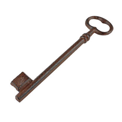Cast Iron Jailers Key Victorian Antique Style Skeleton Key Decorative 8 1/2 inch