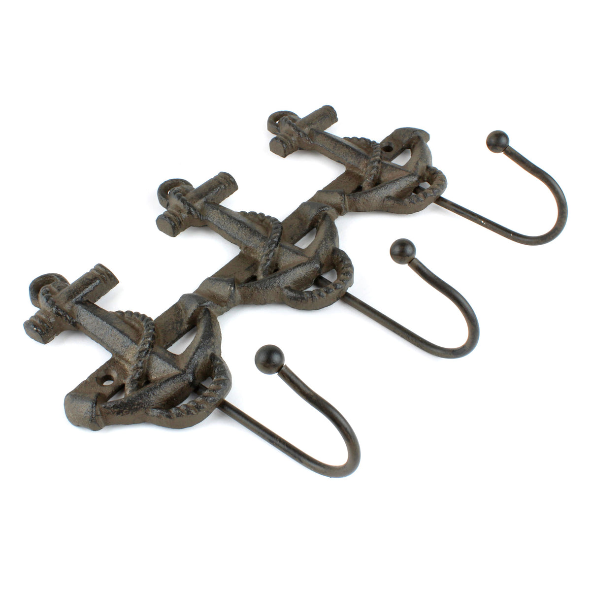 Anchor Key Rack Cast Iron Rustic Wall Nautical Hook Towel Holder Coat Hanger