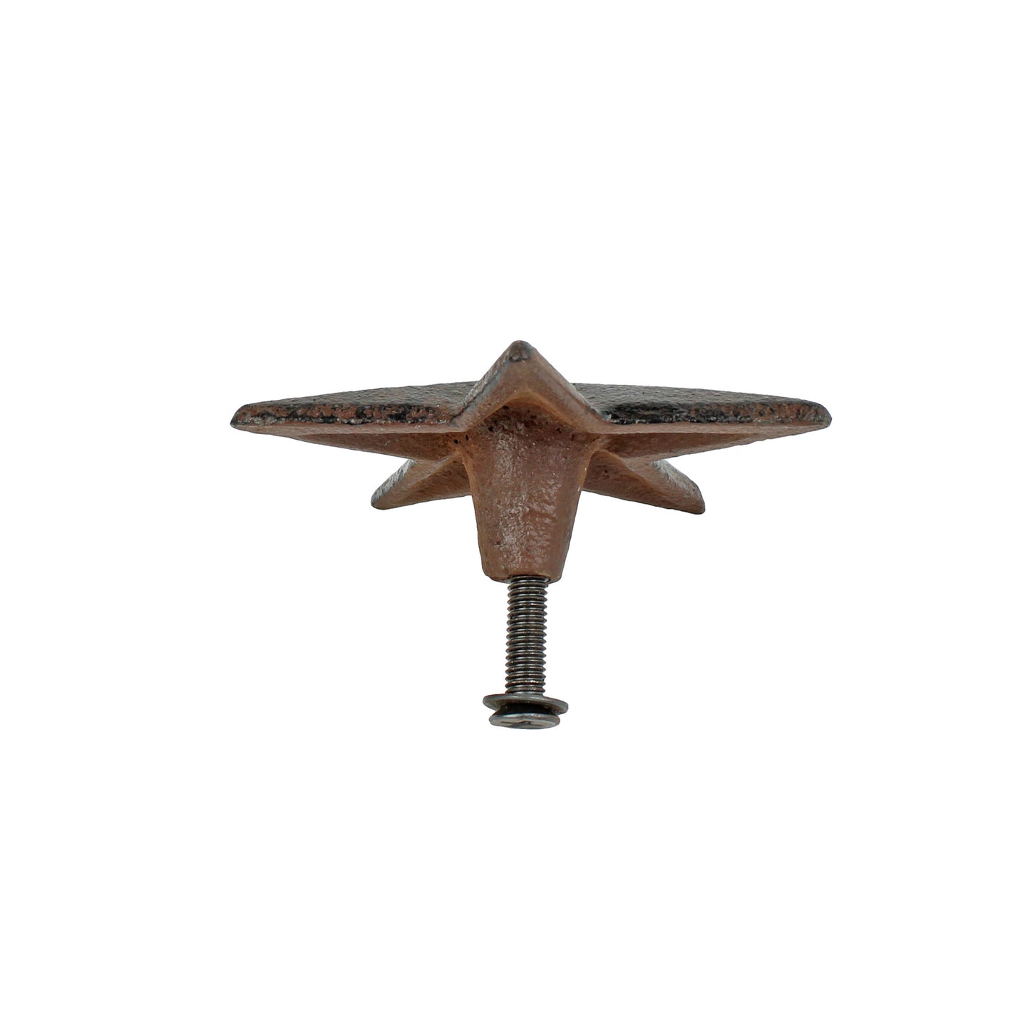 6 Rustic Star Drawer Pull Cabinet Door Handle Knobs Western Antique Style 2.5 in