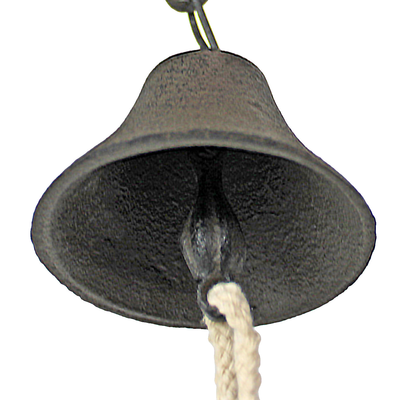 Lady with Geese Dinner Bell Cast Iron Wall Mount Antique Style Rustic Finish