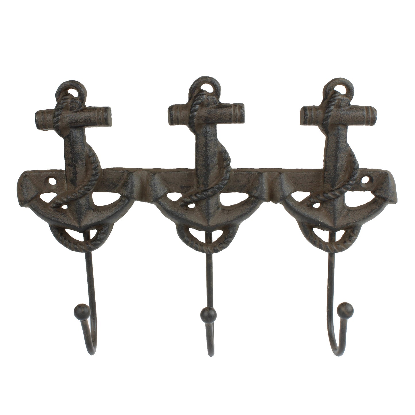 Anchor Key Rack Cast Iron Rustic Wall Nautical Hook Towel Holder Coat Hanger