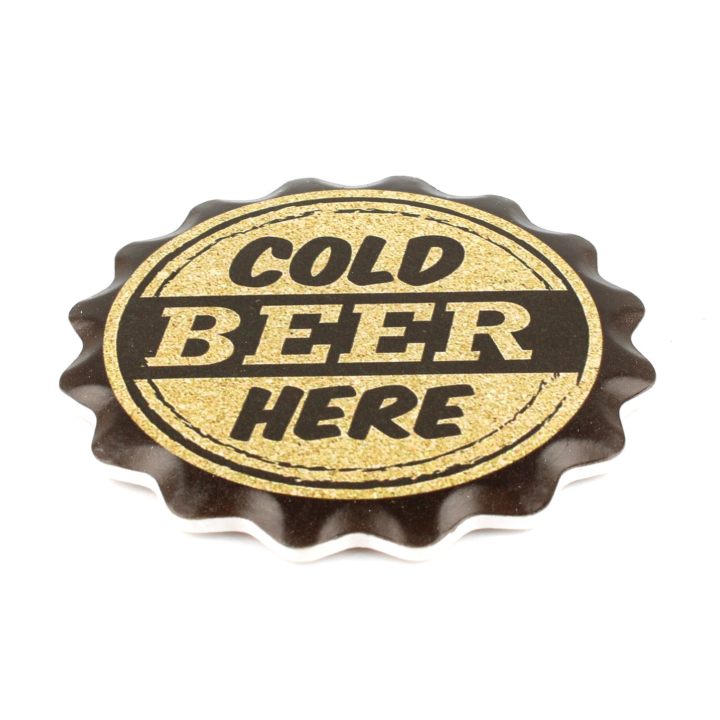 4 Funny Beer Table Porcelain Coasters With Cork Back Man Cave Bar Kitchen Decor