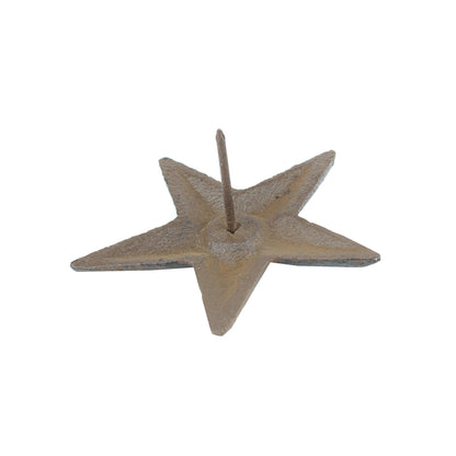 Cast Iron 2.5 inch Texas Star Nails Tacks Rustic Finish Western (Pack of 12)