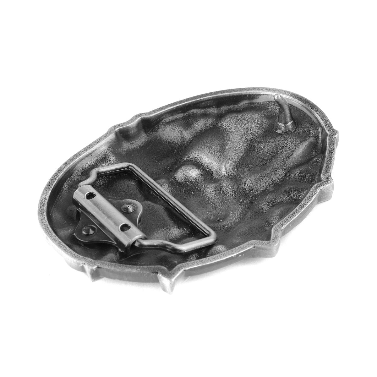 Dead Cowboy Belt Buckle Skull Crossed Guns Rattlesnake Western Fits 1.5 inch Belt