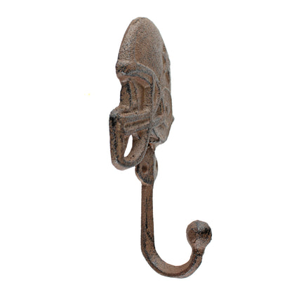 Dallas Cowboys Key Hook Helmet Star Coat Towel Hanger Rustic Cast Iron NFL