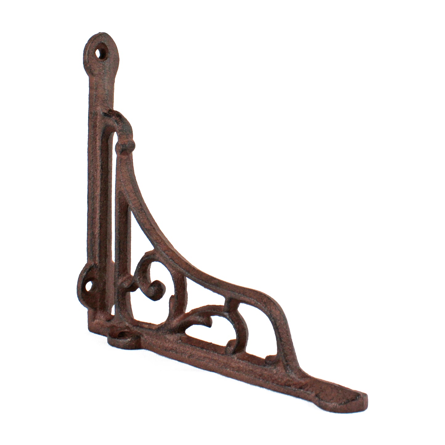 2 Vines Shelf Brackets Cast Iron Corner Brace Antique Style Brown 6 3/8 x 5 3/4"