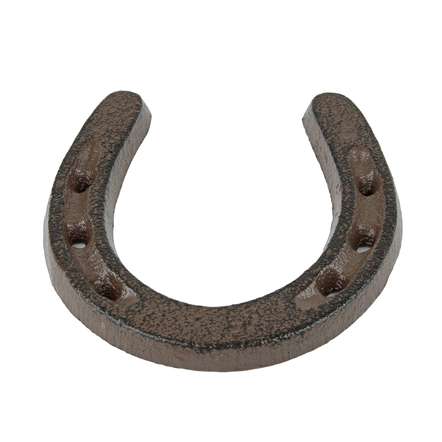 Small Lucky Horseshoe Cast Iron Rustic Decor 3 3/4 x 3 3/8 inch Custom Work