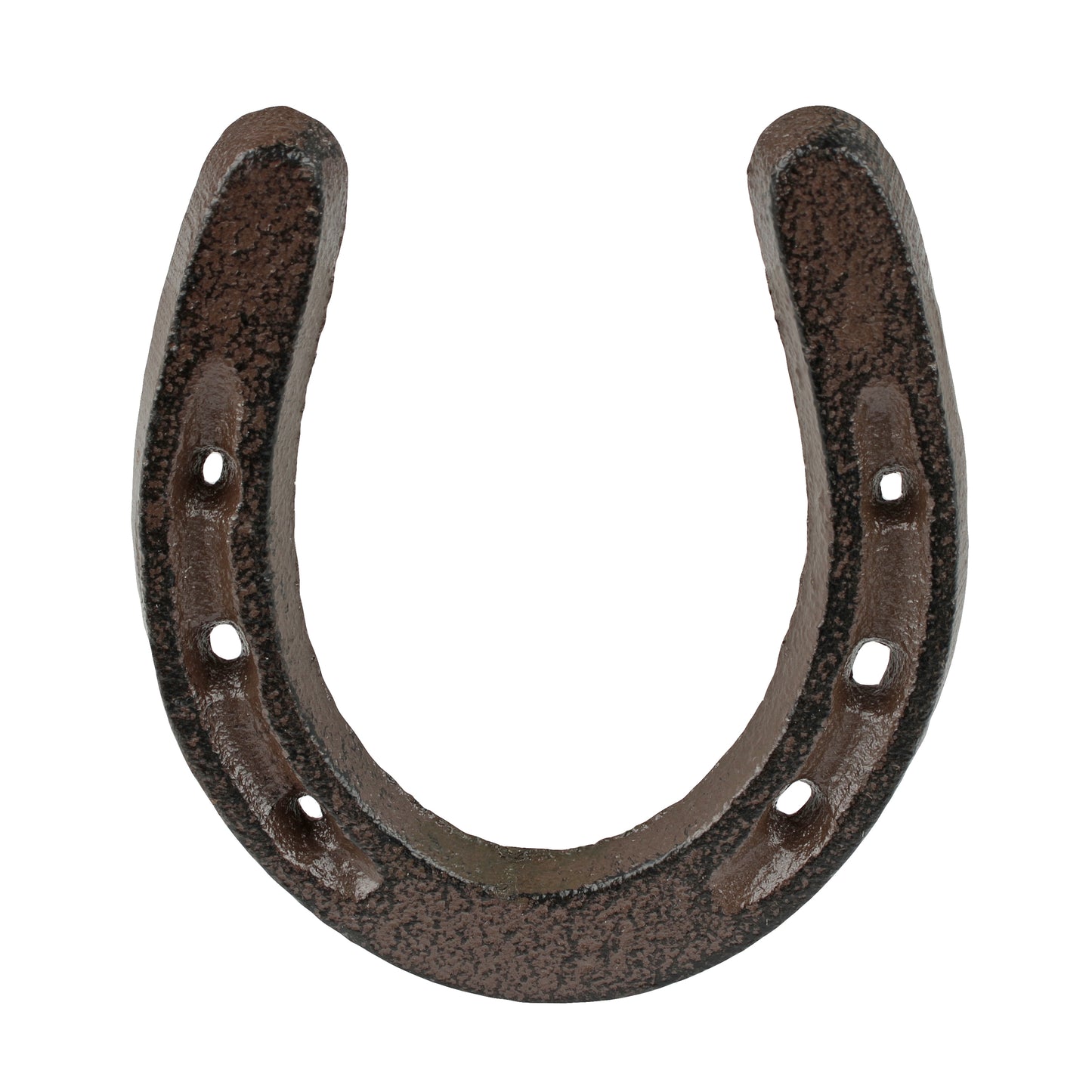 Small Lucky Horseshoe Cast Iron Rustic Decor 3 3/4 x 3 3/8 inch Custom Work