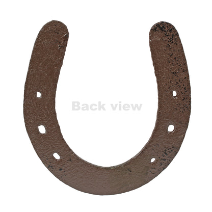 Small Lucky Horseshoe Cast Iron Rustic Decor 3 3/4 x 3 3/8 inch Custom Work
