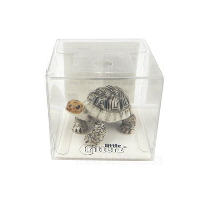 Little Critterz Miniature Collectors Galapagos Tortoise Porcelain Figurine