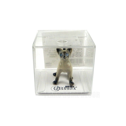 Little Critterz Miniature Collectors Siamese Cat Kitty Porcelain Figurine