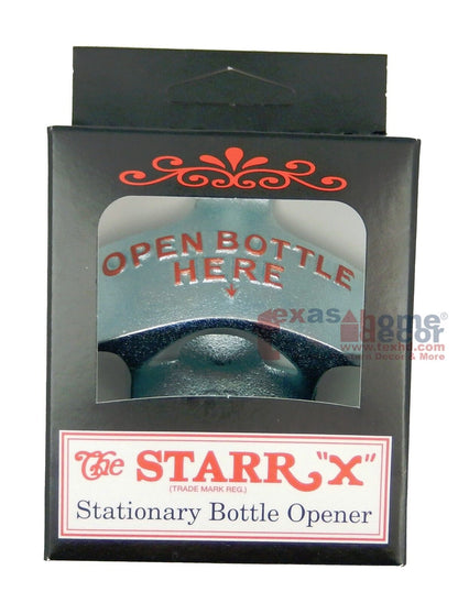 Embossed Open Bottle Here Beer Bottle Opener Wall Mounted Zinc Plated Starr X