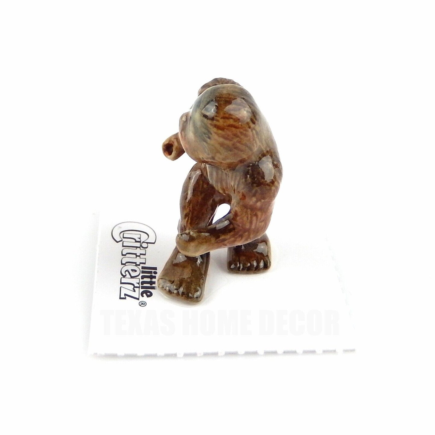 Little Critterz Miniature Collectors Bigfoot Sasquatch Ape Porcelain Figurine