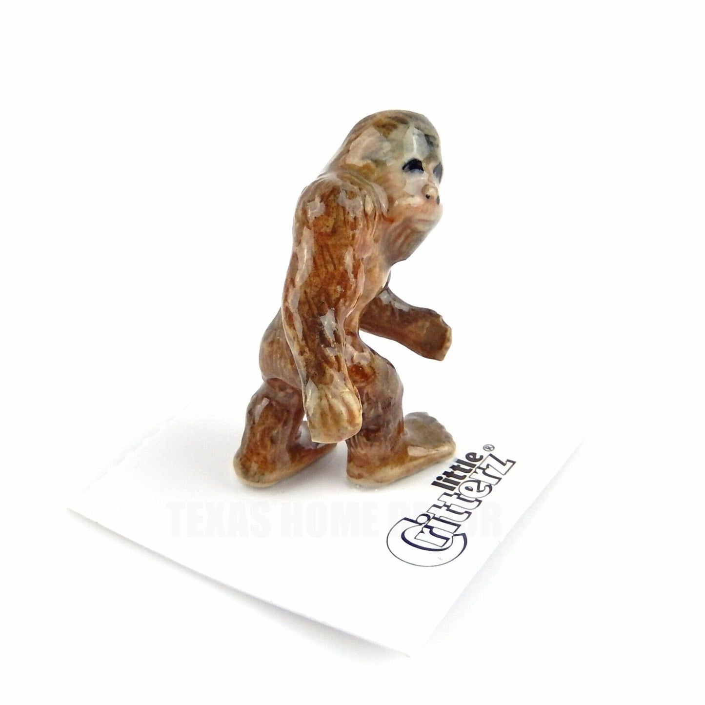 Little Critterz Miniature Collectors Bigfoot Sasquatch Ape Porcelain Figurine