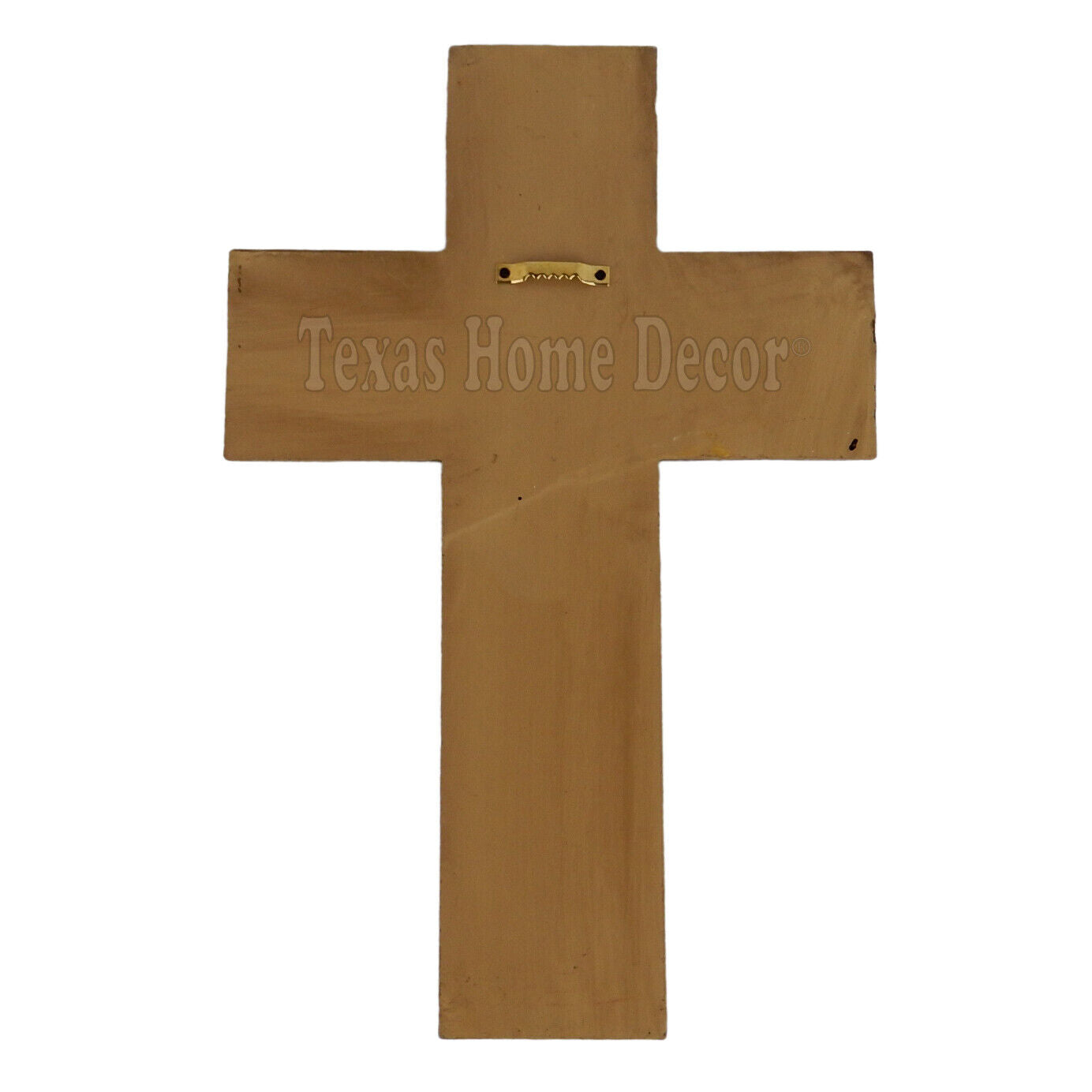 God Bless America Wall Cross Faux Wood Look Wall Mounted Red White Blue 14 inch