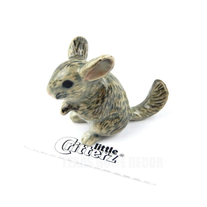 Little Critterz Miniature Collectors Chinchilla "Andes" Porcelain Figurine