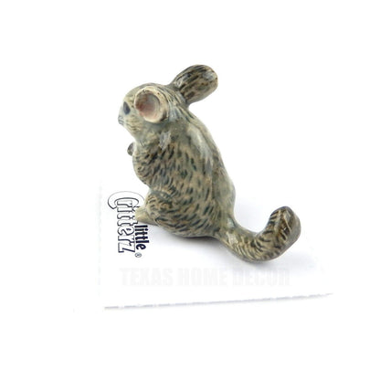 Little Critterz Miniature Collectors Chinchilla "Andes" Porcelain Figurine