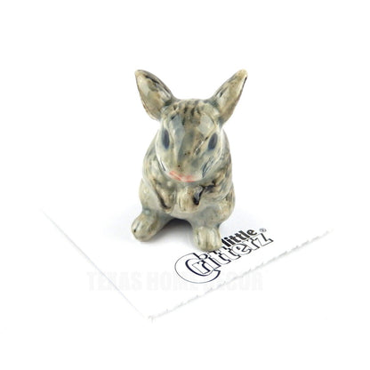 Little Critterz Miniature Collectors Chinchilla "Andes" Porcelain Figurine