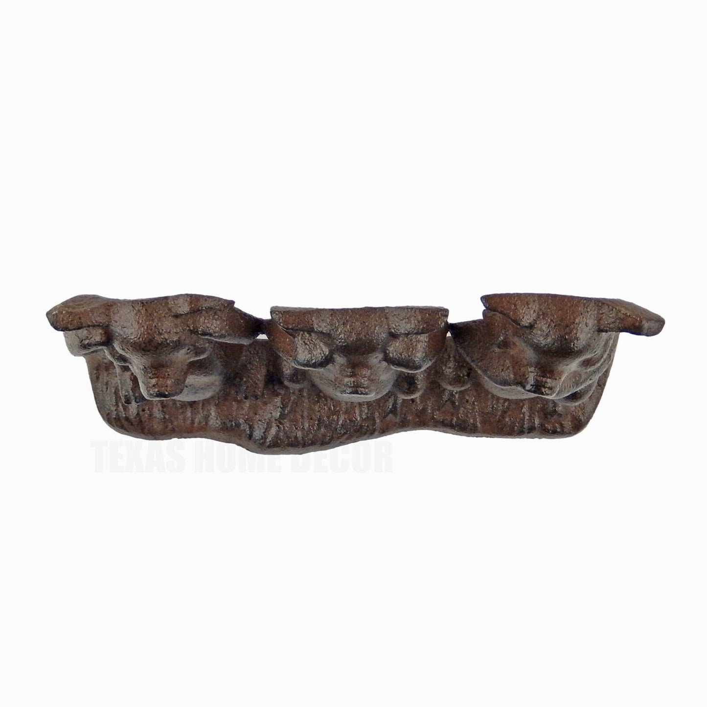 Cast Iron See No Evil, Hear No Evil, Speak No Evil Three Pigs Figurine Doorstop