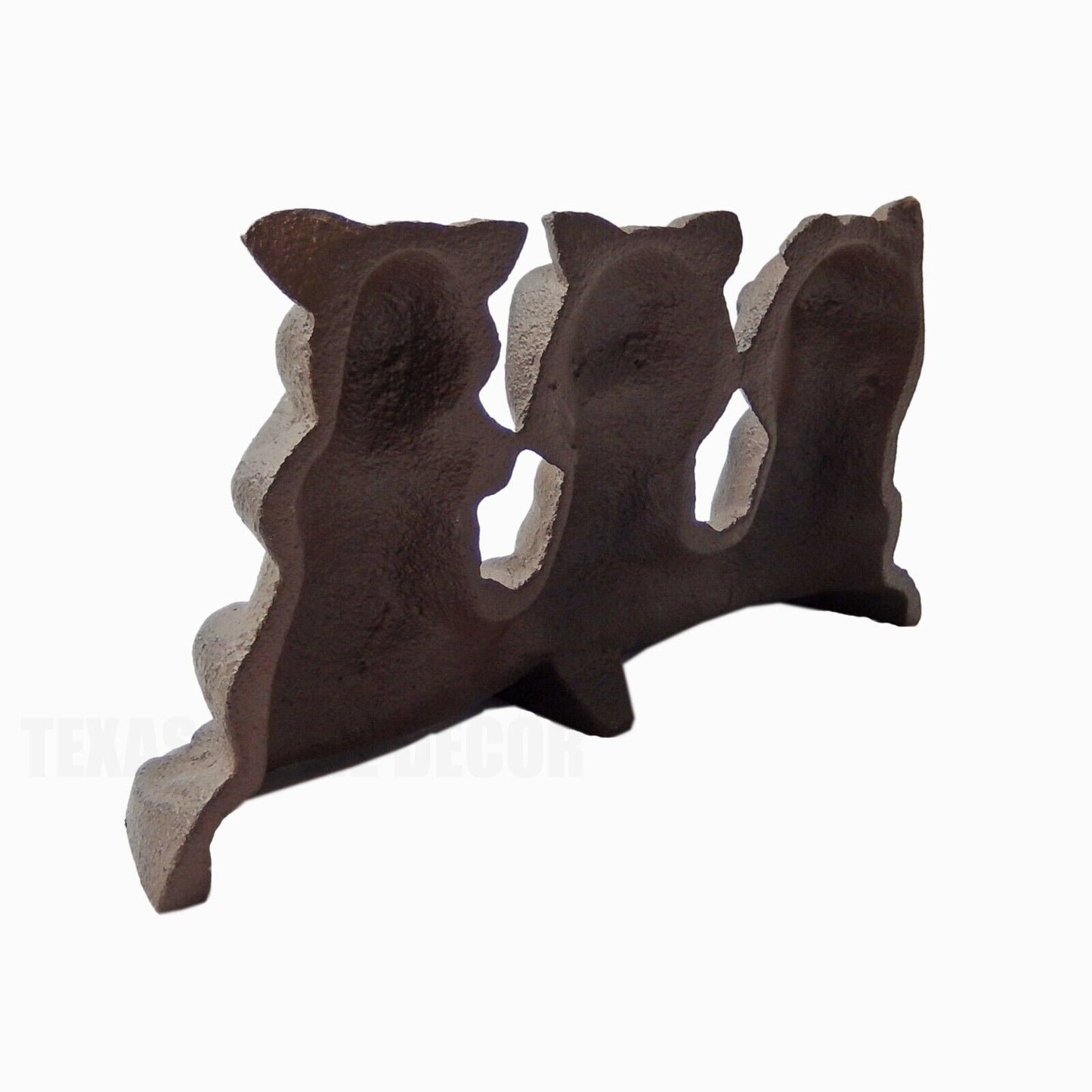 Cast Iron See No Evil, Hear No Evil, Speak No Evil Three Pigs Figurine Doorstop