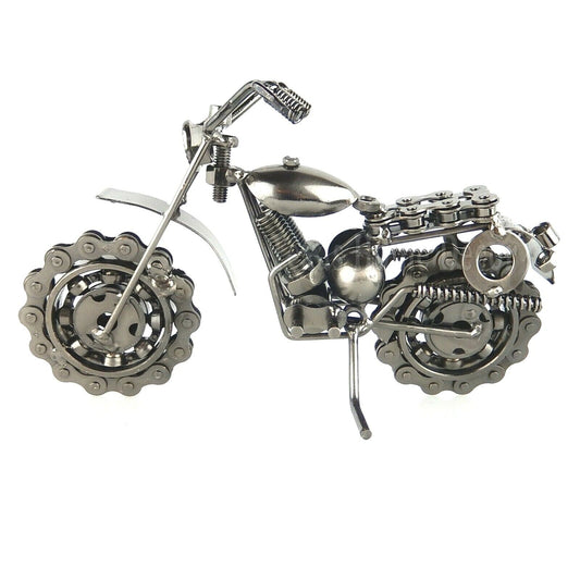 Metal Motorcycle Dirt Bike Upcycled From Bolts Springs Ball Bearings Nuts M5A