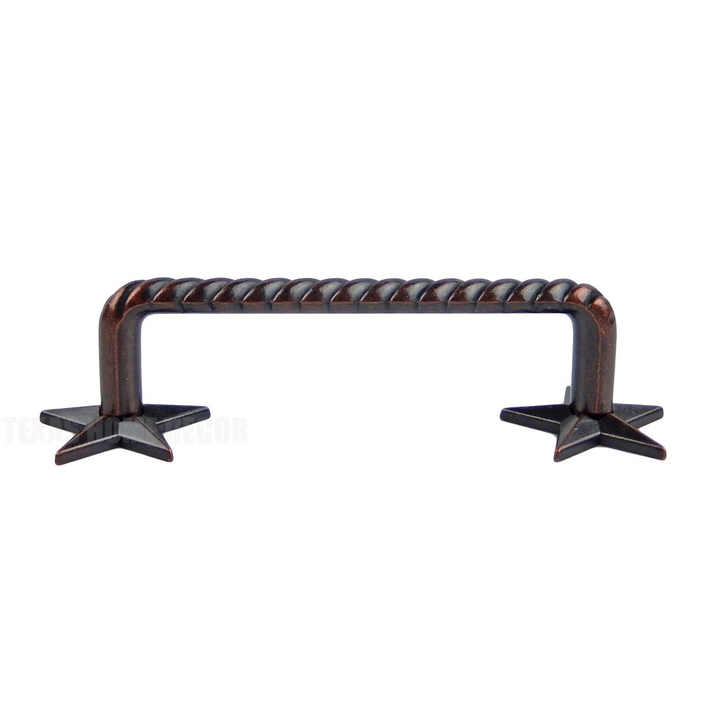 Star Rope Handle Cabinet Hardware Drawer Door Pull Oil Rubbed Bronze w/Screws