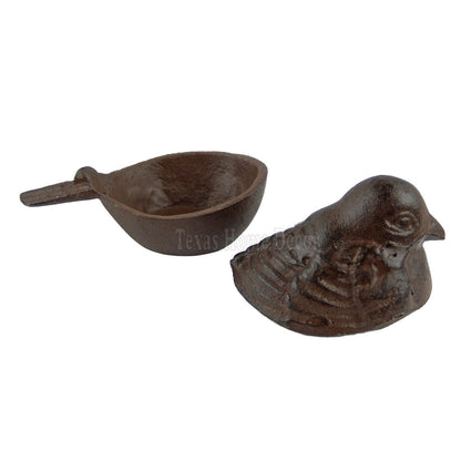 Bird Trinket Box Small Cast Iron Key Hider Holder Jewelry Box Garden Yard Decor