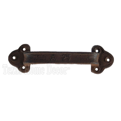 Large Handle Heavy Duty Cast Iron Rustic Garden Gate Shed Barn Pull Door 8 3/8"