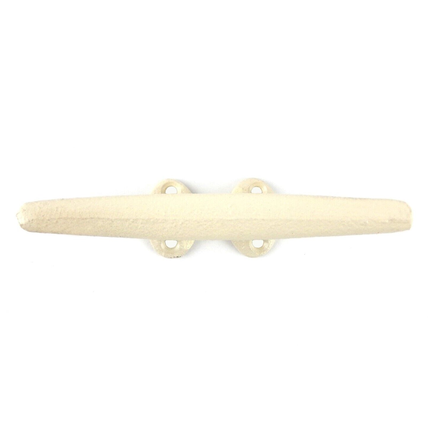 6 Cast Iron Boat Cleat Hook Handle Coat Towel Hanger Nautical Beach Decor Cream