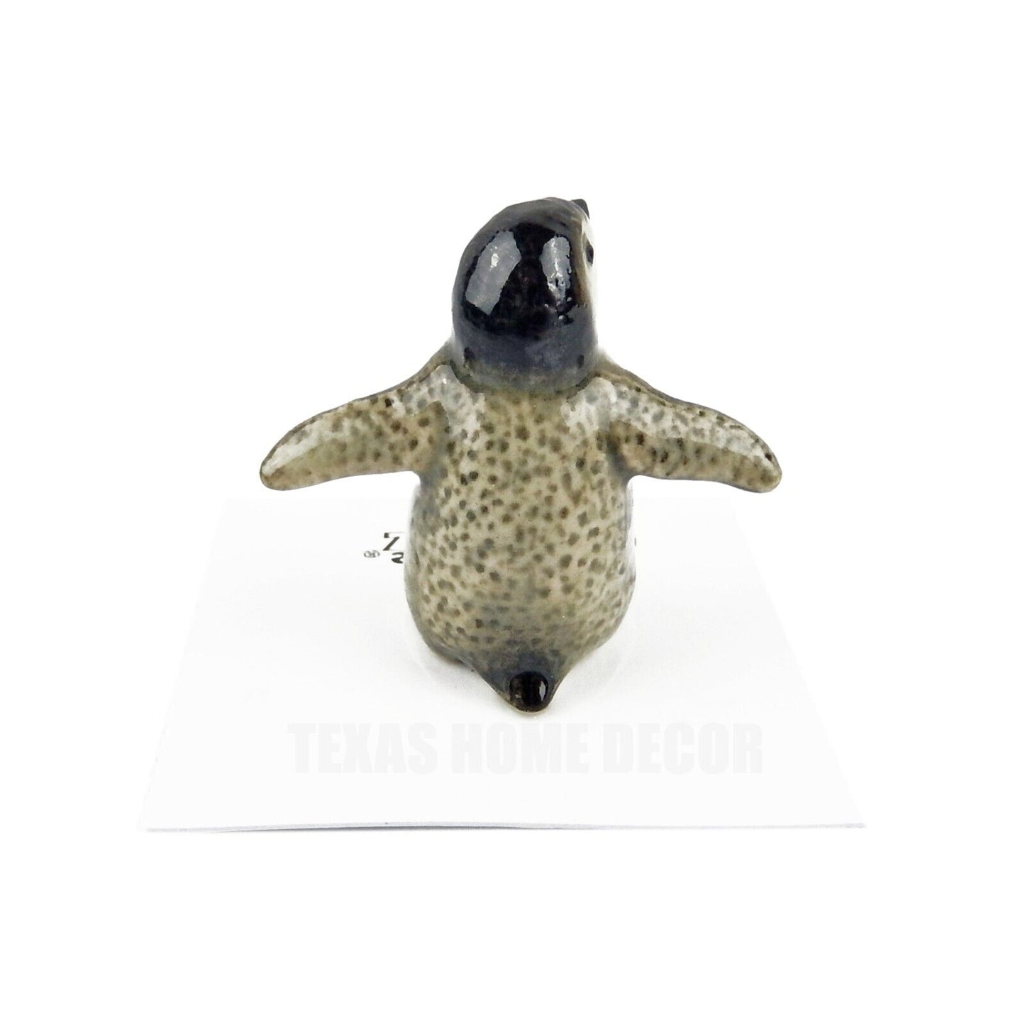 Little Critterz Miniature Collectors Penguin Chick "Tux" Porcelain Figurine