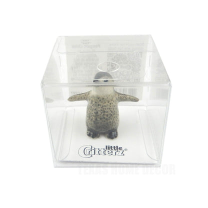 Little Critterz Miniature Collectors Penguin Chick "Tux" Porcelain Figurine