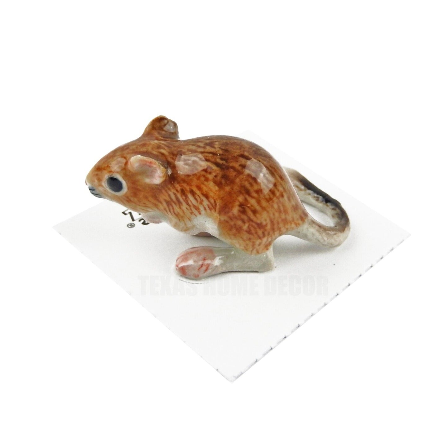 Little Critterz Miniature Collectors Kangaroo Rat "Fresno" Porcelain Figurine