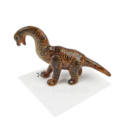 Little Critterz Miniature Collectors Brachiosaurus Dinosaur Porcelain Figurine