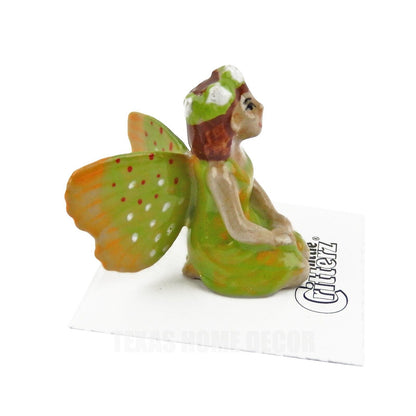 Little Critterz Miniature Collectors Winged Fairy "Ivy" Porcelain Figurine