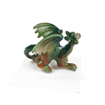 Little Critterz Miniature Collectors Western Dragon "Draco" Porcelain Figurine