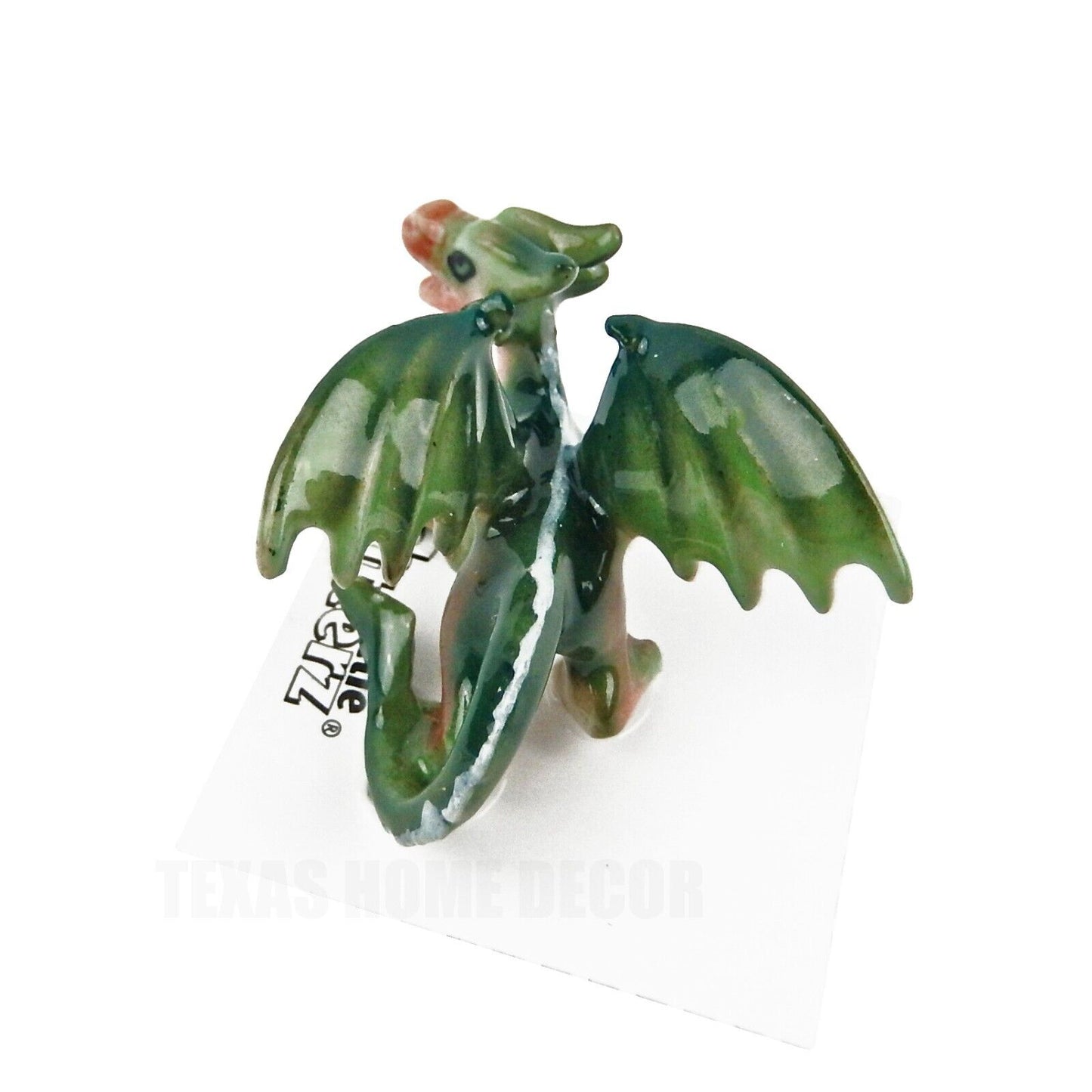 Little Critterz Miniature Collectors Western Dragon "Draco" Porcelain Figurine