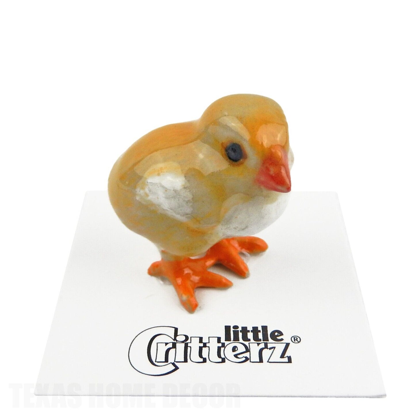 Little Critterz Miniature Collectors Baby Chick "Peeps" Porcelain Figurine