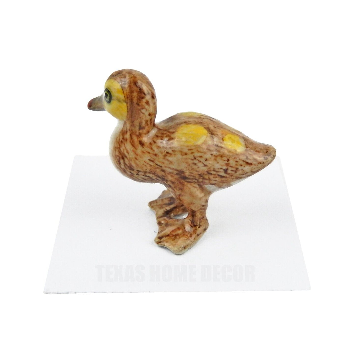 Little Critterz Miniature Collectors Mallard Duck Duckling Porcelain Figurine