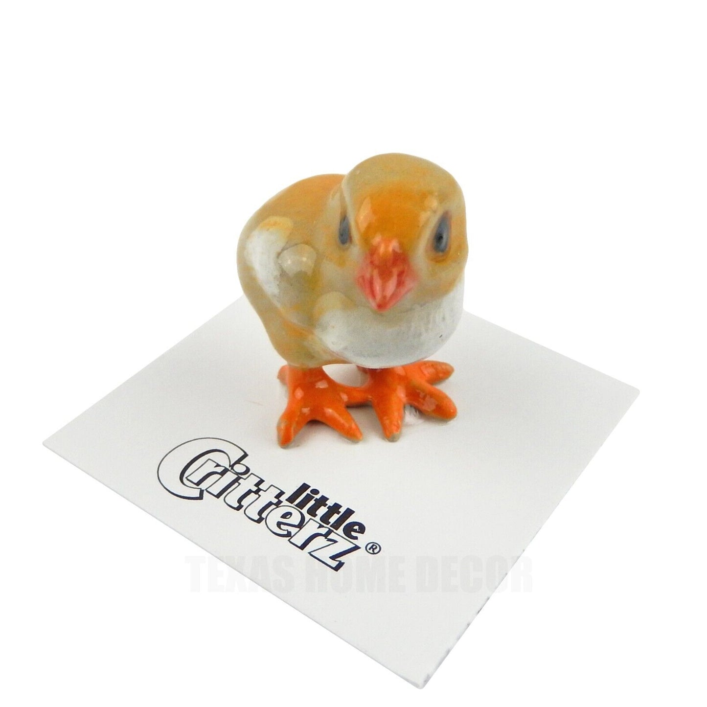 Little Critterz Miniature Collectors Baby Chick "Peeps" Porcelain Figurine