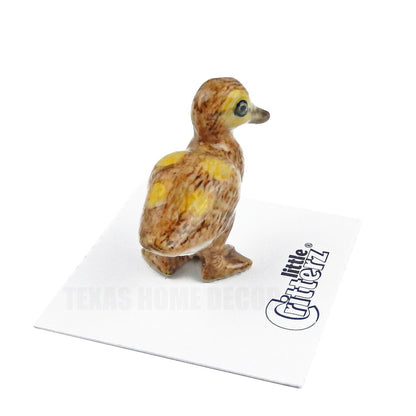 Little Critterz Miniature Collectors Mallard Duck Duckling Porcelain Figurine