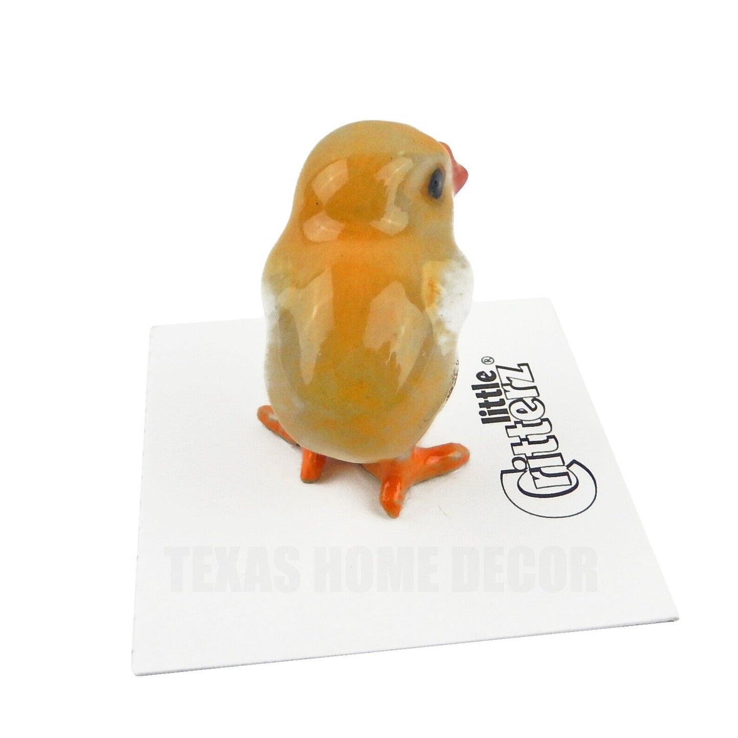 Little Critterz Miniature Collectors Baby Chick "Peeps" Porcelain Figurine