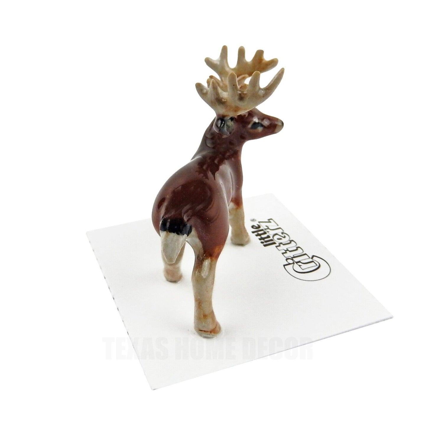 Little Critterz Miniature Collectors Buck Deer Animal Porcelain Figurine