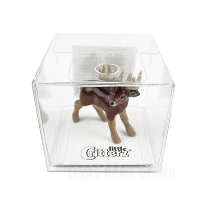 Little Critterz Miniature Collectors Buck Deer Animal Porcelain Figurine