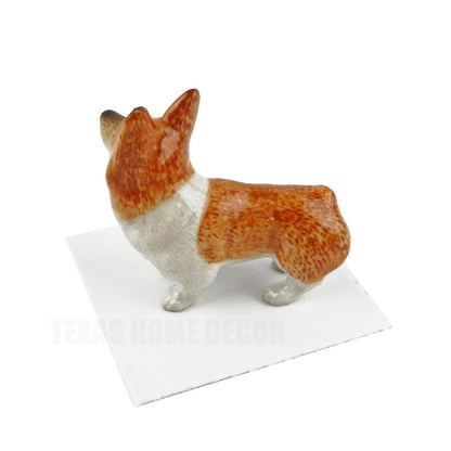 Little Critterz Miniature Collectors Corgi Pembroke "Sasha" Porcelain Figurine