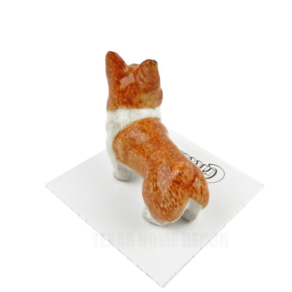 Little Critterz Miniature Collectors Corgi Pembroke "Sasha" Porcelain Figurine